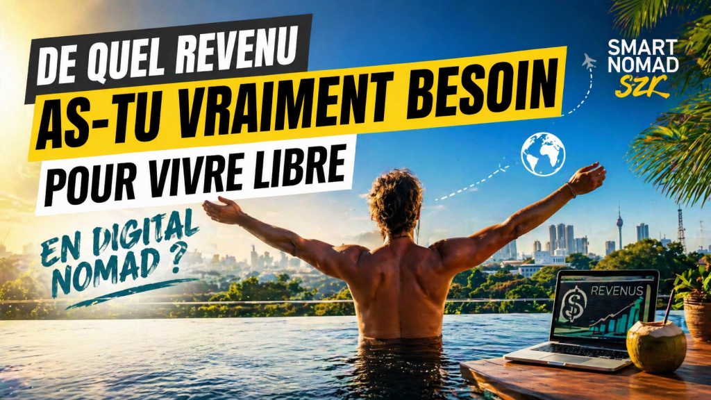 De quel revenu as-tu vraiment besoin pour vivre libre en digital nomad ?