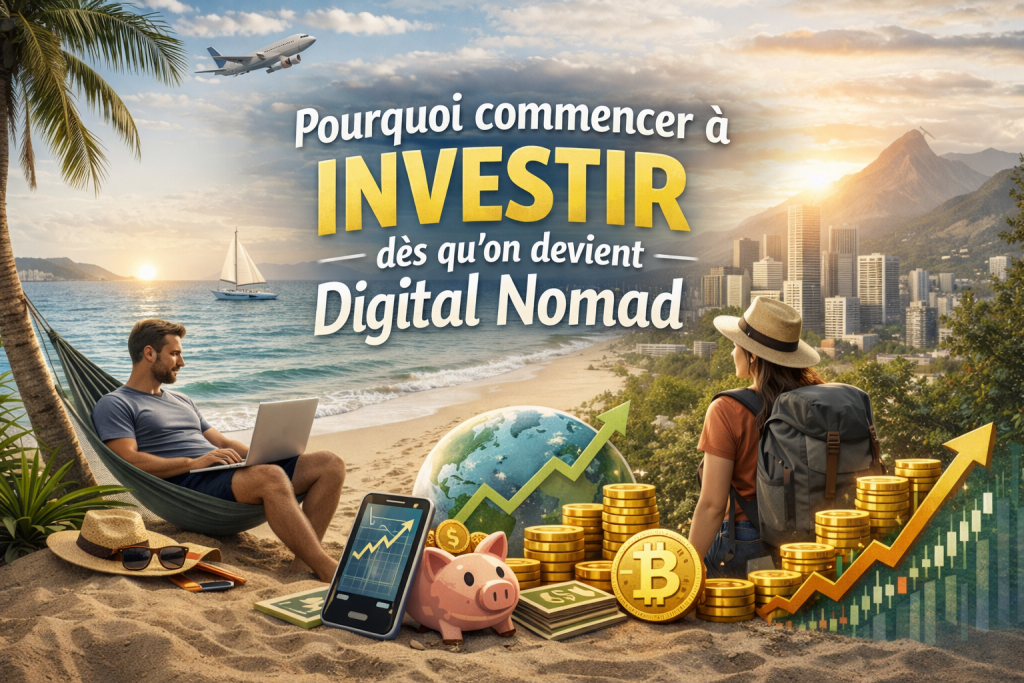 Pourquoi commencer à investir dès qu’on devient digital nomad