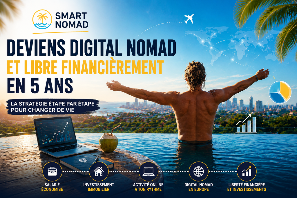 Devenir digital nomad et construire sa liberté financière en 5 ans : une approche réaliste, progressive et durable Smart Nomad