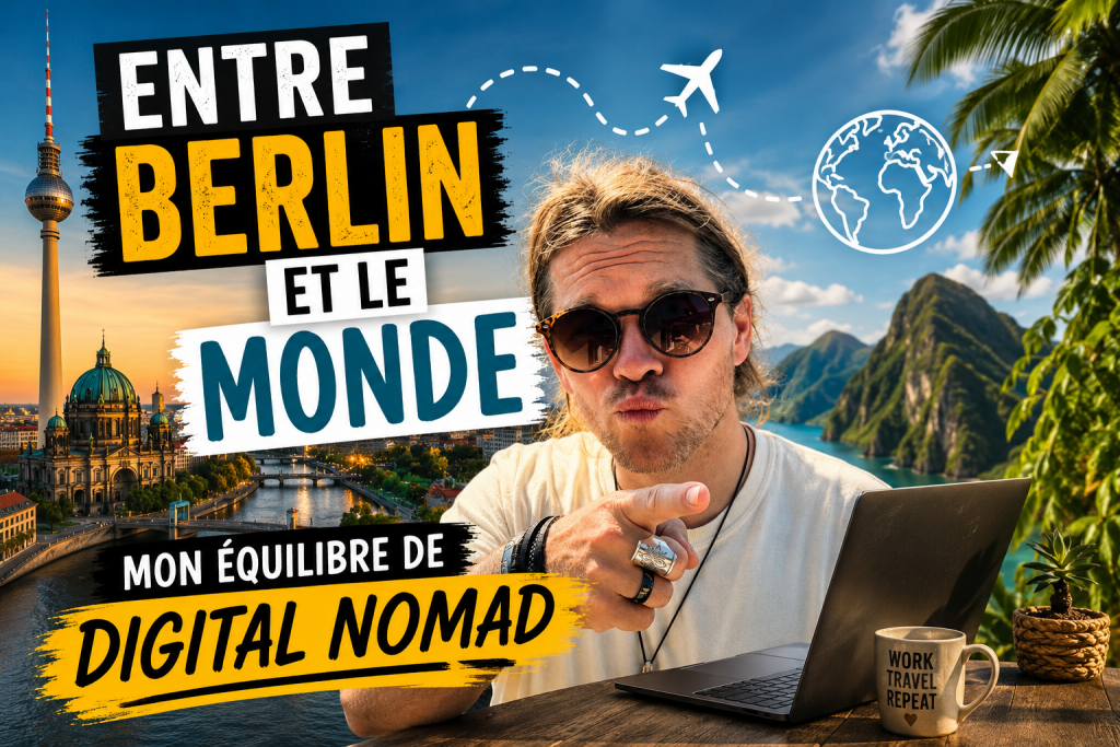 Entre Berlin et le monde : pourquoi avoir une base en Europe est selon moi le meilleur équilibre pour un Digital Nomad