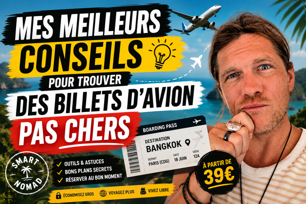 Mes meilleurs conseils pour trouver des billets d’avion pas chers