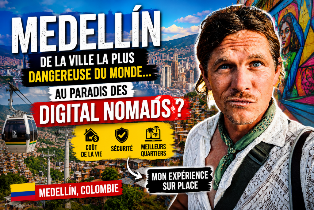 Medellín : de la ville la plus dangereuse du monde au paradis des Digital Nomads ?