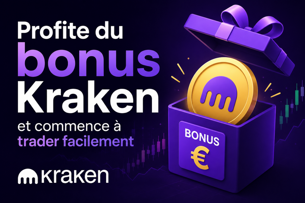 Profite du bonus Kraken et commence à trader facilement